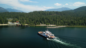 HMV Balfour on Kootenay Lake