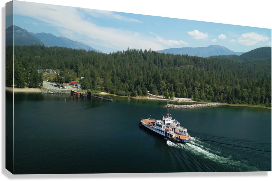 HMV Balfour on Kootenay Lake Canvas Print