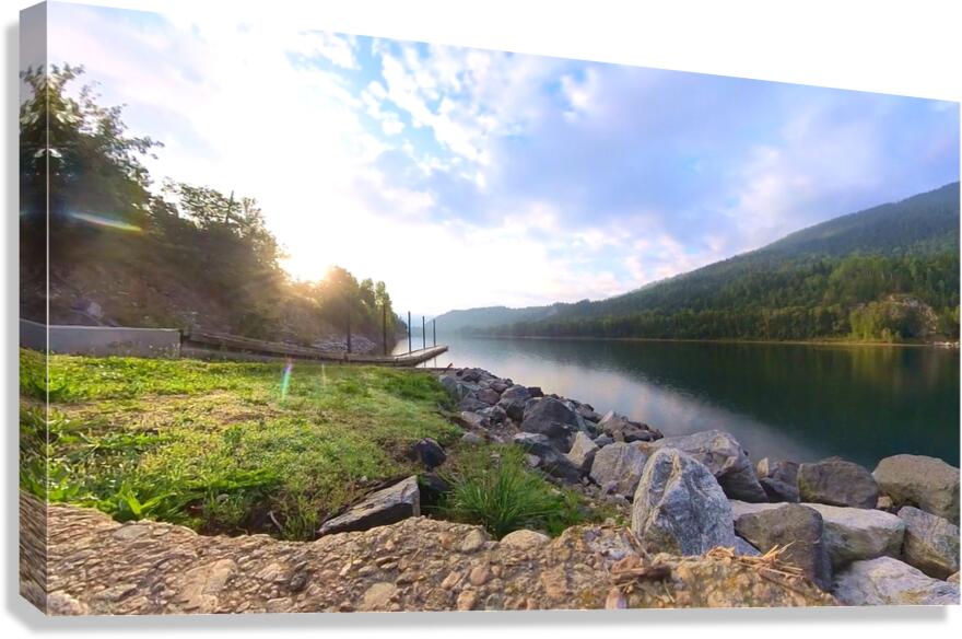 Robson Boat Launch Regional Park Canvas Print