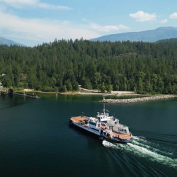HMV Balfour on Kootenay Lake