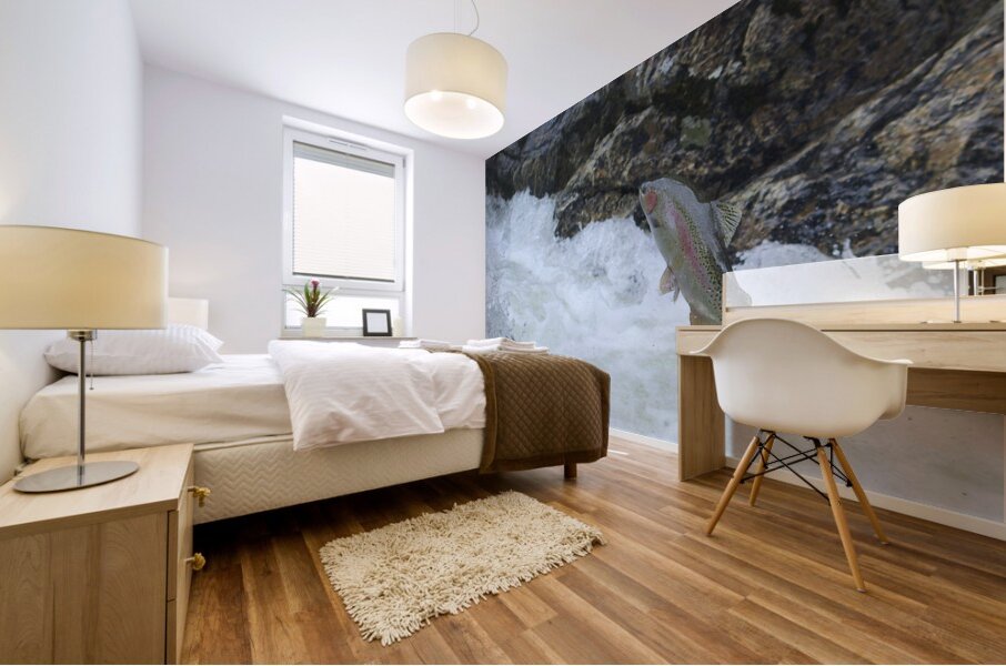 Determined Mural print