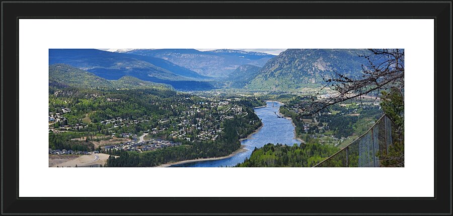 Castlegar Valley  Picture Frame print